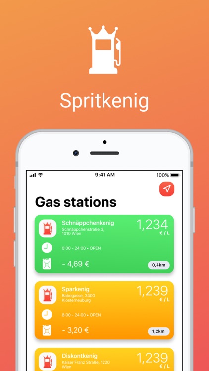 Spritkenig - Cheap gas