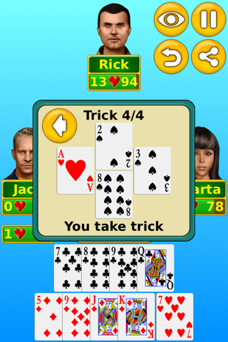 Hearts - Play online & offline - náhled