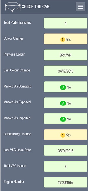 Check The Car - Car Check UK(圖3)-速報App