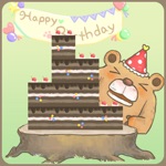 Glutton Bear  Birthday Cake