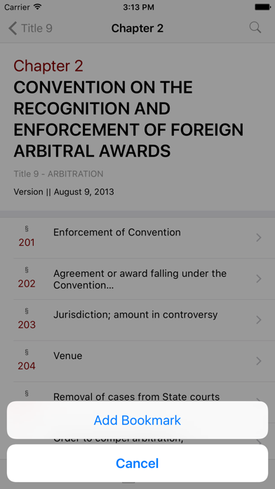 How to cancel & delete 9 USC - Arbitration (LawStack Series) from iphone & ipad 3
