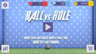 Ball vs Hole, game for IOS
