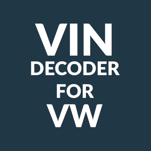VIN Decoder for Volkswagen iOS App