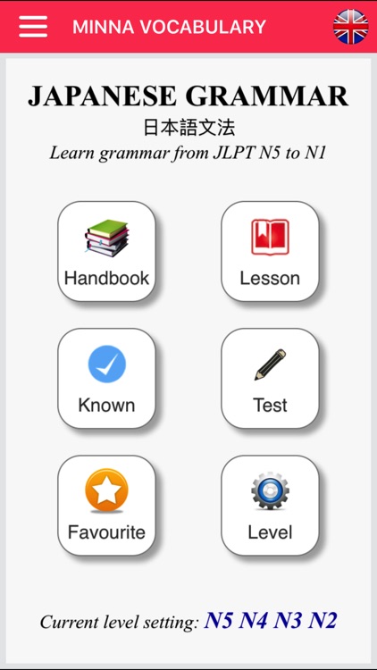 Japanese Grammar (JPLT N5-N1)