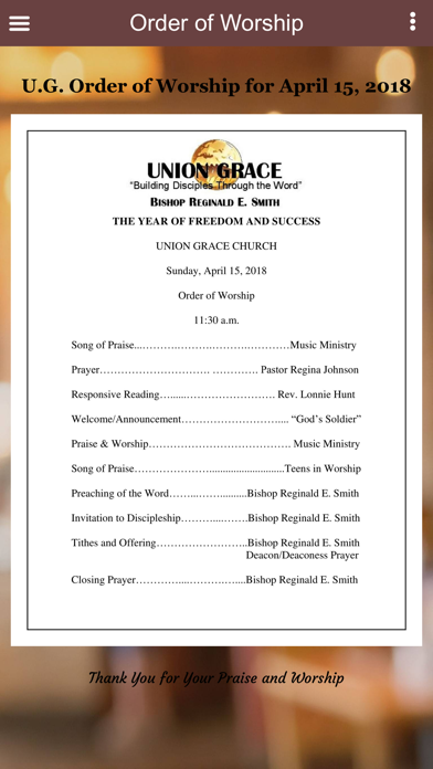 Union Grace Church screenshot 4