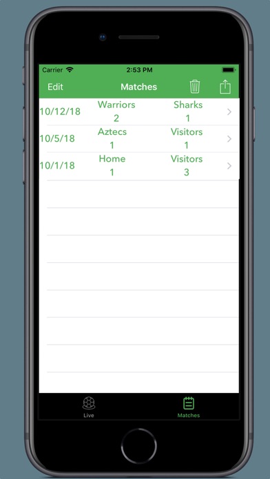 Simple Soccer Scoreboard screenshot 2