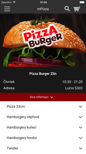 Pizza Burger Zlín