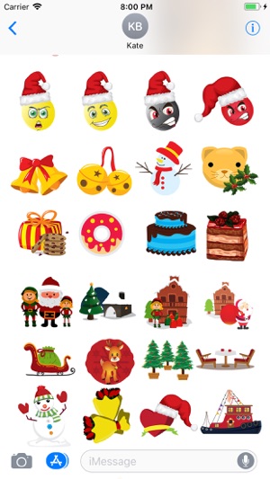 Christmas Holiday 3D Emoji(圖4)-速報App