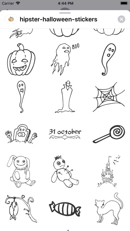 Hipster Halloween Stickers screenshot-5