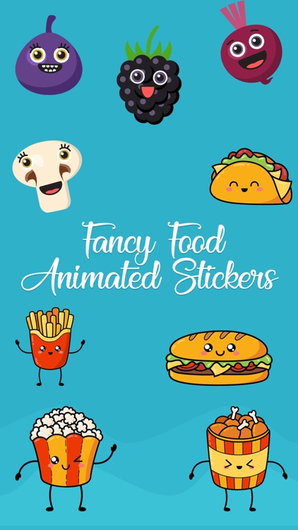 Fancy Food Animated Emojis