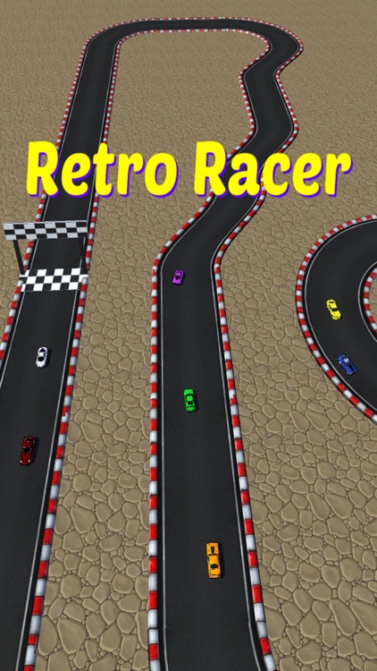 Retro Racer arcade race game screenshot-4