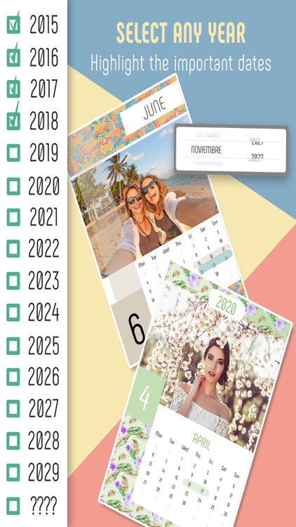 Custom your personal calendar screenshot-4