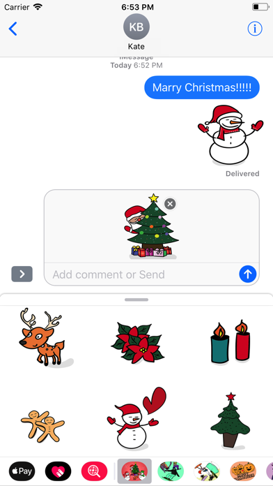 Christmas Friends Stickers screenshot 3