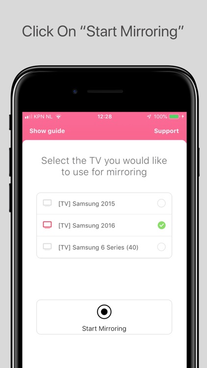 Mirror for Samsung TV