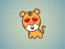 Sticker Me Lovely Tiger