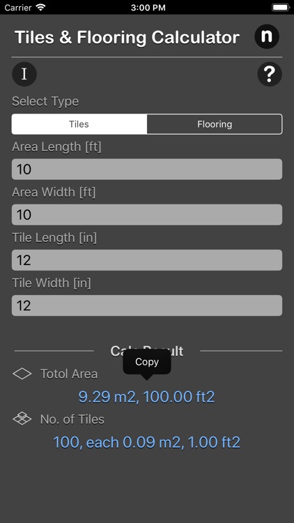 Tiles and Flooring Calculator