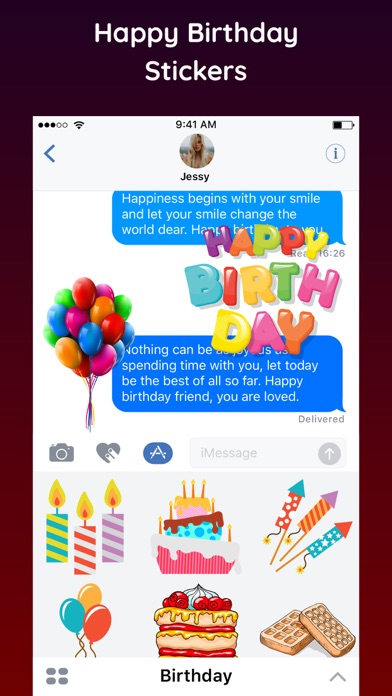 Happy Birthday Sticker 2018 screenshot 2