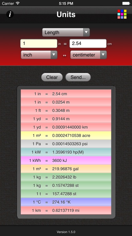 Units App
