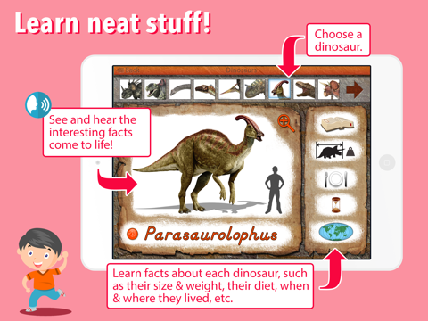 Let's Learn About Dinosaurs! - náhled