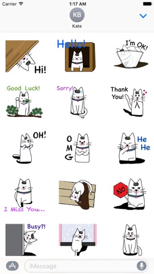 Animated Cute Kitty Sticker(圖1)-速報App