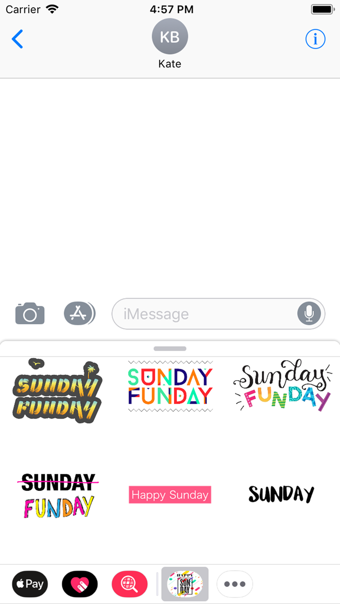 sunday stickers