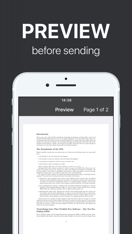 FAX from iPhone - send fax app for iPhone or iPad screenshot-3