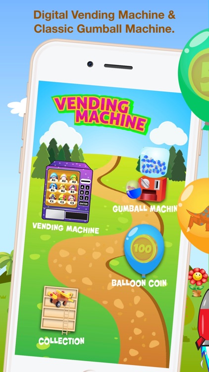 Vending machine gumball eggs
