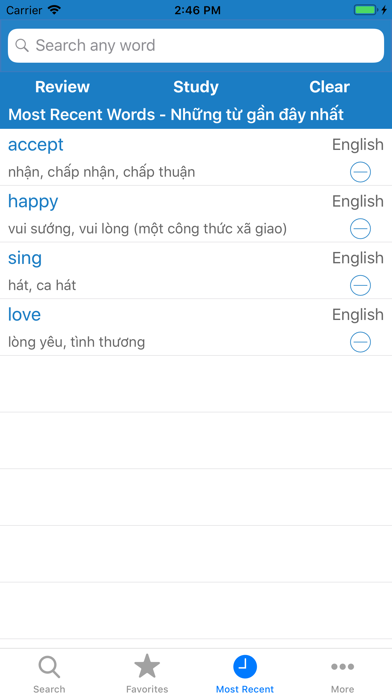 English Vietnam Dictionary screenshot 4