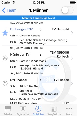 Eschweger TSV Handball screenshot 2