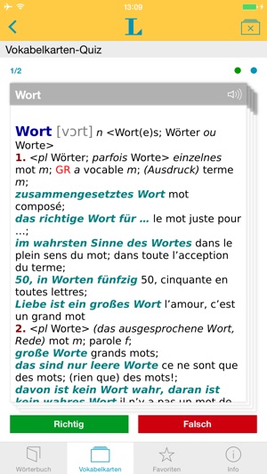 Französisch XL Pro Wörterbuch(圖3)-速報App