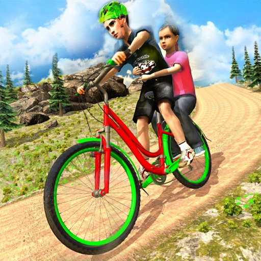 Kids BMX Bicycle Taxi Sim 2018