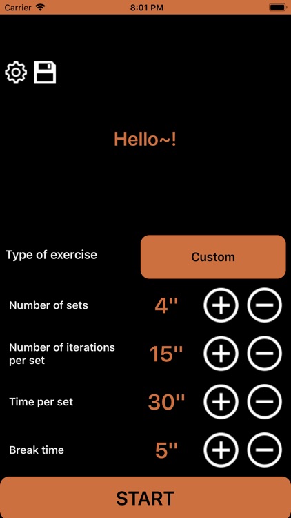 Exercise Counter