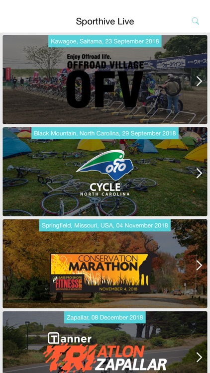 MYLAPS Sporthive Live Events