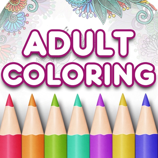 Adult Coloring Book Premium․ Icon
