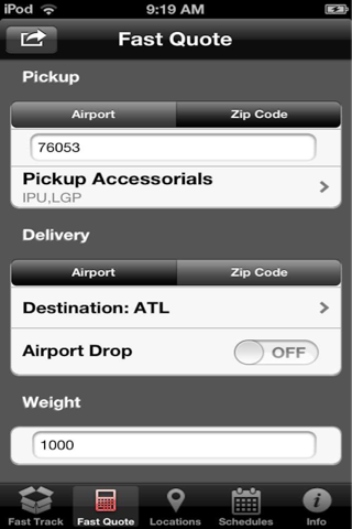 Forward Air Mobile screenshot 4