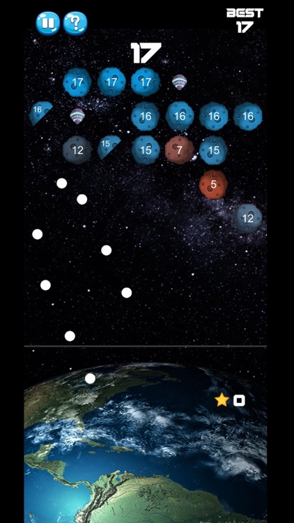 Balls VS Asteroids- Number Hit screenshot-6