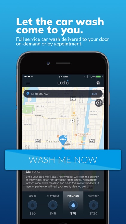 Washe - Car Washes Delivered