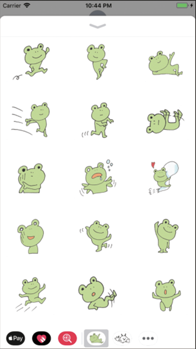 Frog PYOKOTA stickers screenshot 2