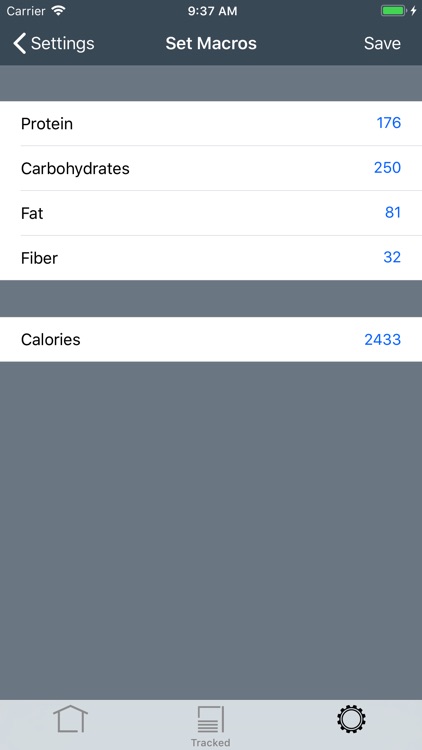 Trackit Macronutrient Tracker screenshot-5