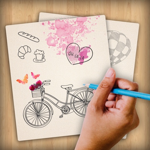 Draw and Color to make notes Icon