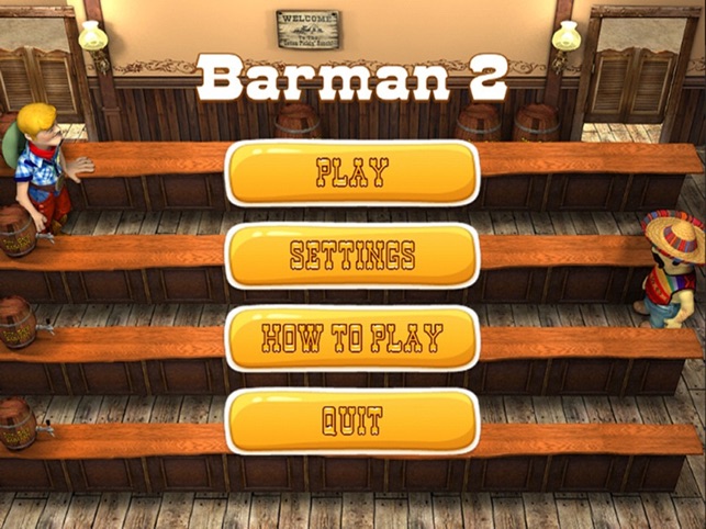 Barman 2. New adventures, game for IOS