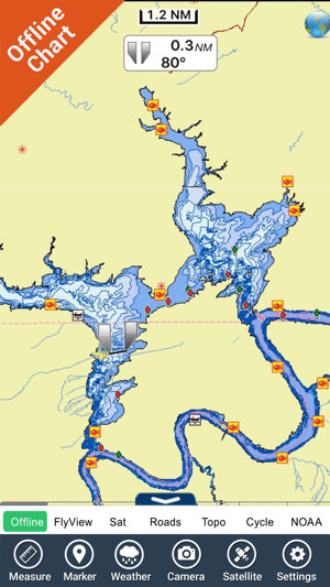 Lake Powell GPS Fishing Charts(圖3)-速報App