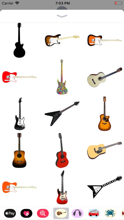 Groovy Guitar Stickers screenshot-3