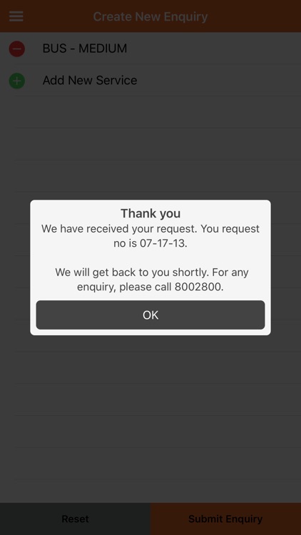 Al Sahraa Logistics Enquiry screenshot-3