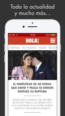 Imágen 5 ¡HOLA! ESPAÑA Sitio web iphone