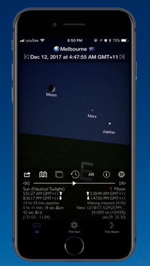 Sun and Moon Sky Finder AR Pro