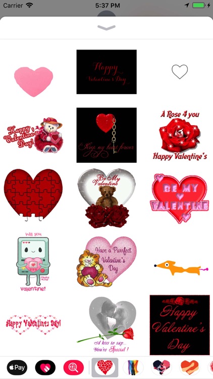 Animated Valentine Stickers by Asif Mohd.