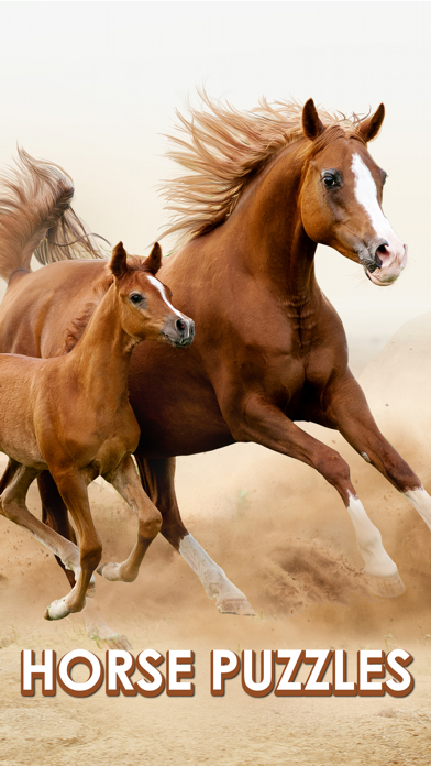 How to cancel & delete Horses Jigsaw Puzzles for Kids from iphone & ipad 1