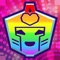 The evil Robophobes have unleashed a virus that is corrupting the peace loving robots of Rainbowtron