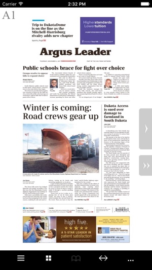 Argus Leader Print Edition